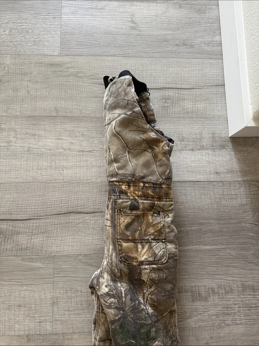 Kids insulated Camo Bib Overalls - Brown/Green Camo